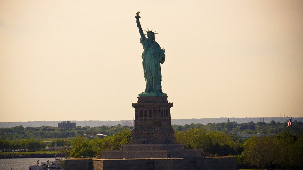 How did the statue of liberty?